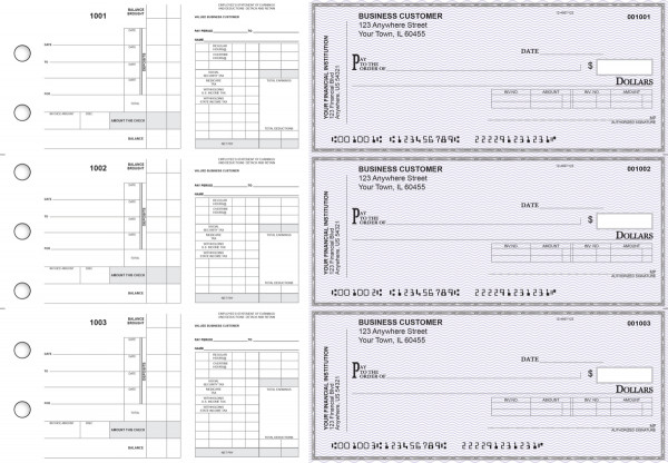 Purple Safety Payroll Invoice Business Checks | BU3-7USF01-PIN