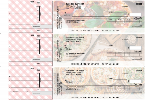 Pizza Invoice Business Checks | BU3-CDS08-INV