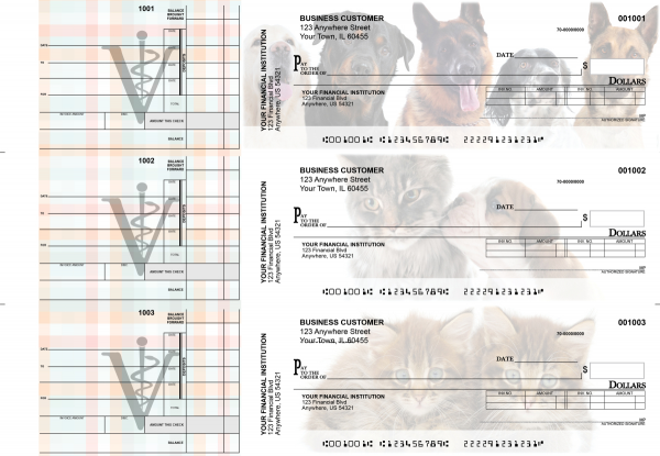 Veterinarian Invoice Business Checks | BU3-CDS14-INV