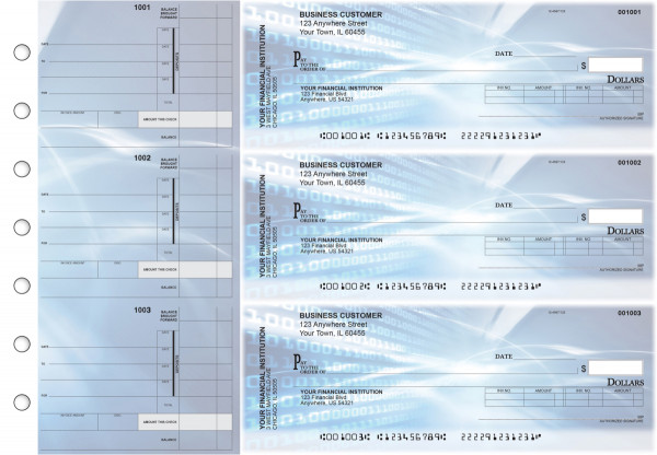 Digital Invoice Business Checks | BU3-CDS15-INV