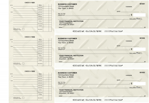 Iron Accounts Payable Designer Business Checks | BU3-CDS18-DED