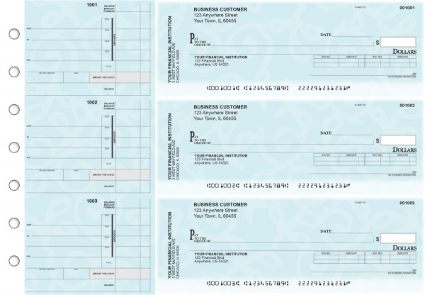 Swirls Invoice Business Checks | BU3-CDS24-INV