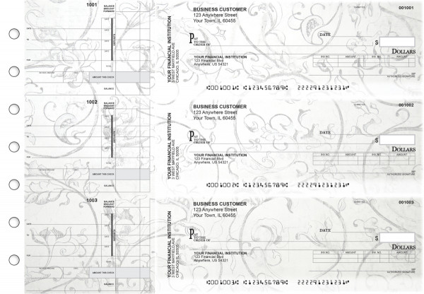 Vintage Invoice Business Checks | BU3-CDS25-INV