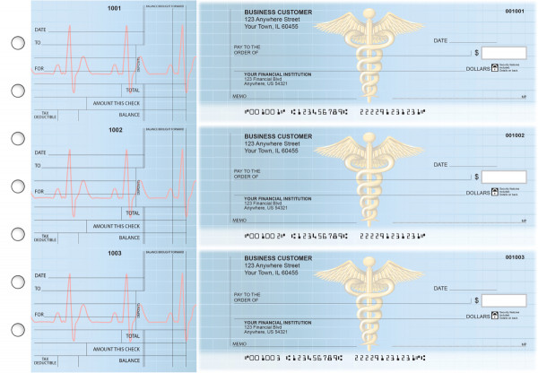 Medical Standard Counter Signature Business Checks | BU3-CDS30-SCS