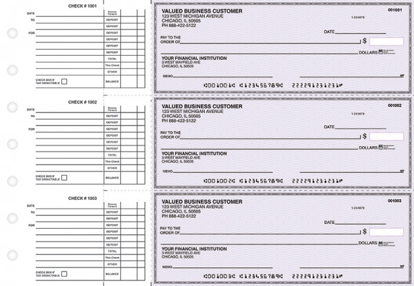 Purple Safety Accounts Payable Business Checks | BU3-USF01-DED