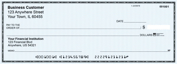 Blue Safety Business Pocket Checks | BUP-BLU01