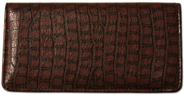 Reptile Brown Textured Leather Cover | CLP-BRN07