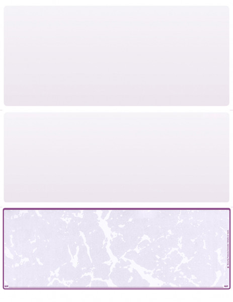 Violet Marble Blank Bottom Laser Checks | LBC-BLA-PM