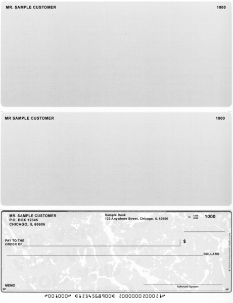 Grey Marble Bottom Laser Checks | LBC-ES
