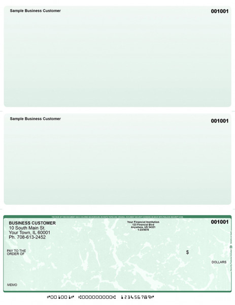 Green Marble Bottom Laser Checks | LBC-GM