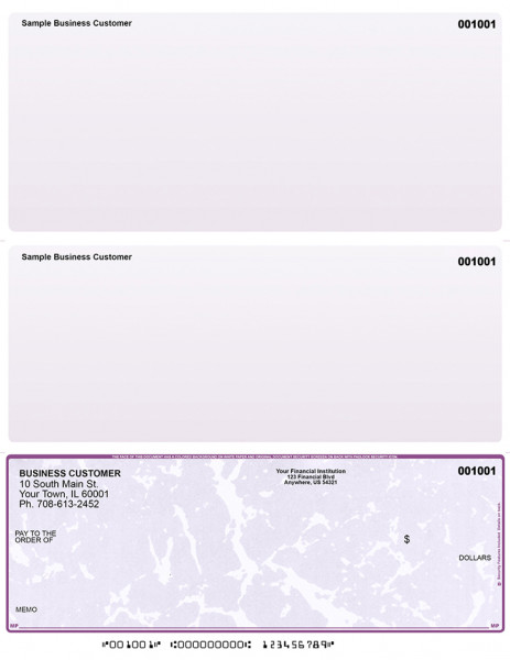 Violet Marble Bottom Laser Checks | LBC-PM