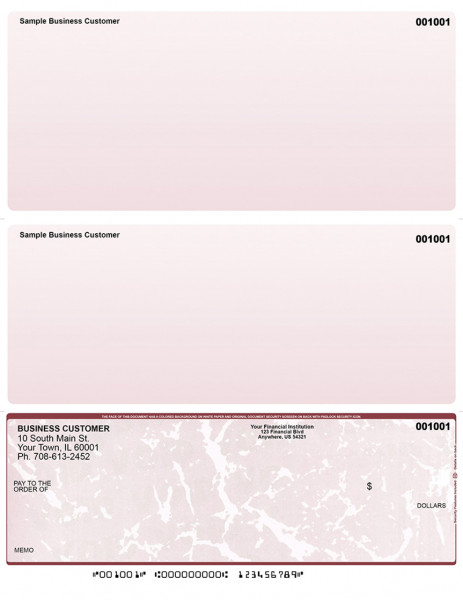 Burgundy Marble Bottom Laser Checks | LBC-UM