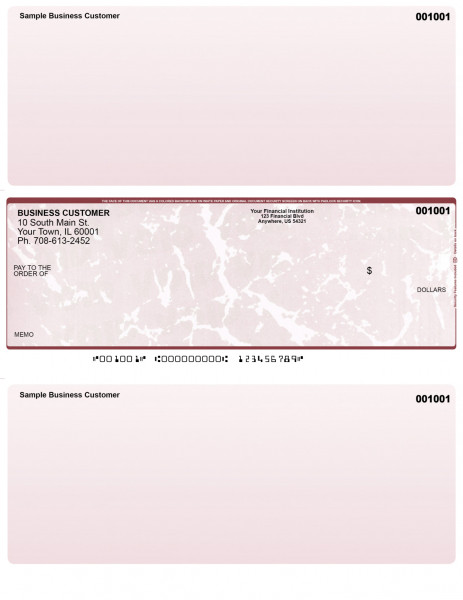 Burgundy Marble Middle Laser Checks | LMC-UM