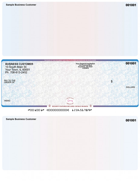 Blue Red High Security Middle Laser Checks | LMCHS-BR