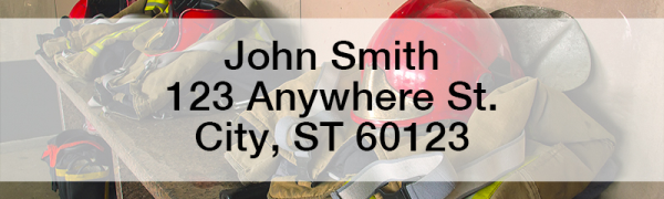 Firefighting Equipment Rectangle Address Labels | LRPRO-51