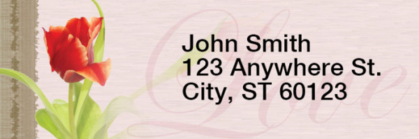 Live, Laugh, Love Rectangle Address Labels | LRRNAT-10