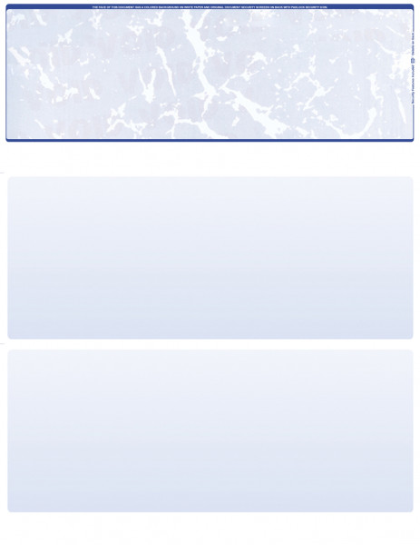 Blue Marble Blank Top Laser Checks | LTC-BLA-BM