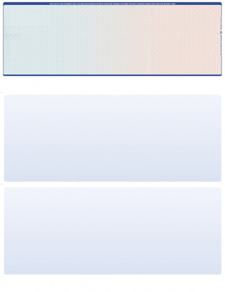 Blue Red Blank Top Laser Checks | LTC-BLA-BR