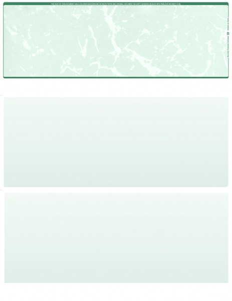 Green Marble Blank Top Laser Checks | LTC-BLA-GM