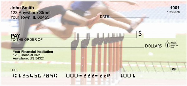 Track Baton Hurdles Personal Checks | SPO-87