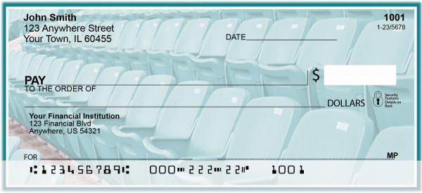 Midnight Green & White Football Team Personal Checks | SPT-04